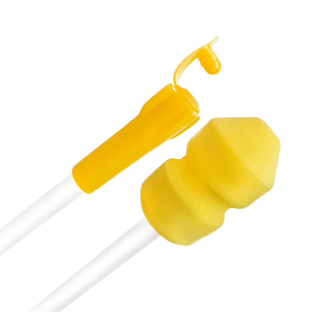 Foam catheter for sow with cap