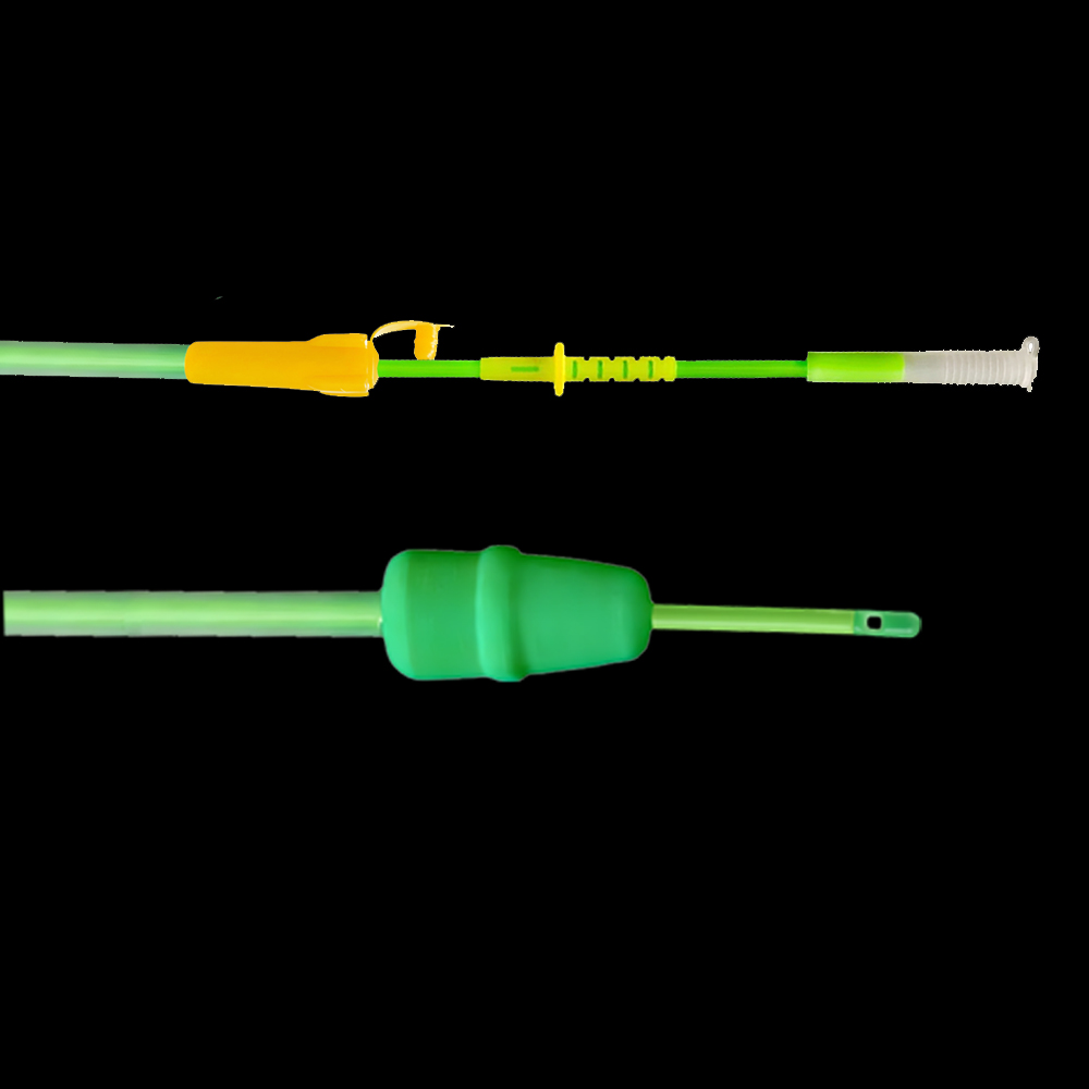 Vigorvet Post Cervical catheter with stopper +handle for gilt with soft tip